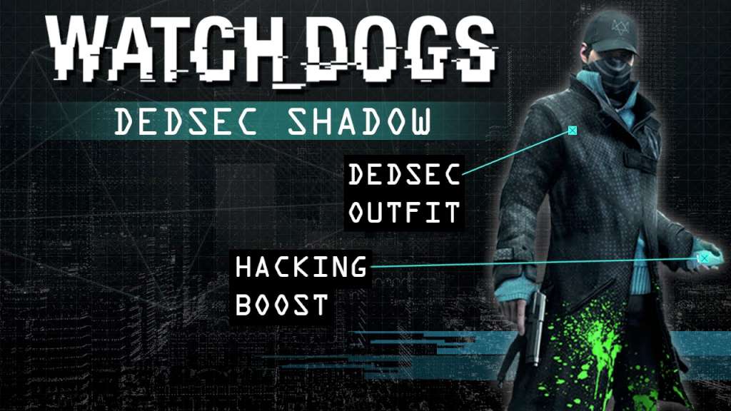 Watch Dogs - DEDSEC Outfit + Chicago South Club Skin Pack DLC EU PS3 CD Key 2.95$
