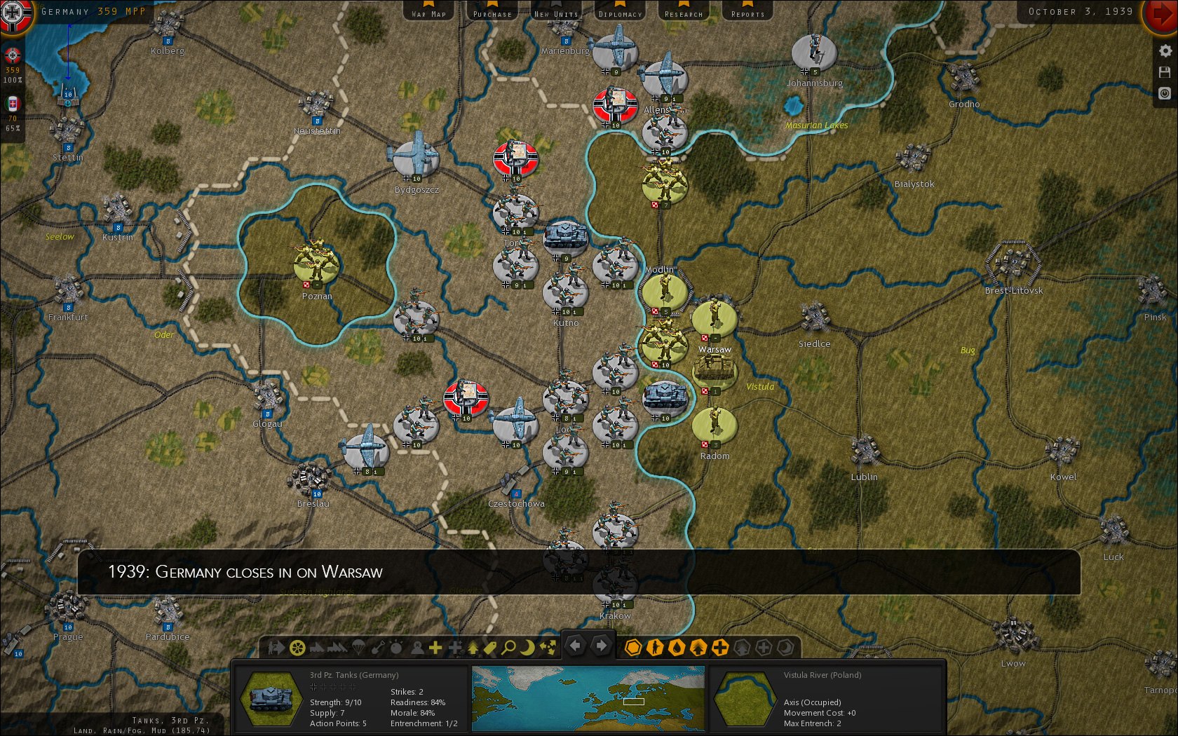 Strategic Command WWII: War in Europe Steam CD Key 18$