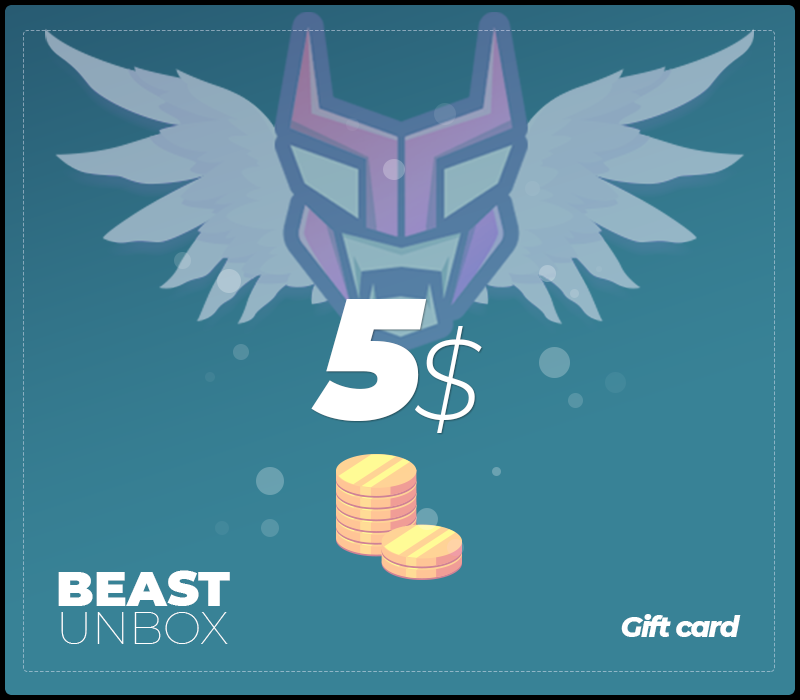 BeastUnbox.com $5 Gift Card 5.53$