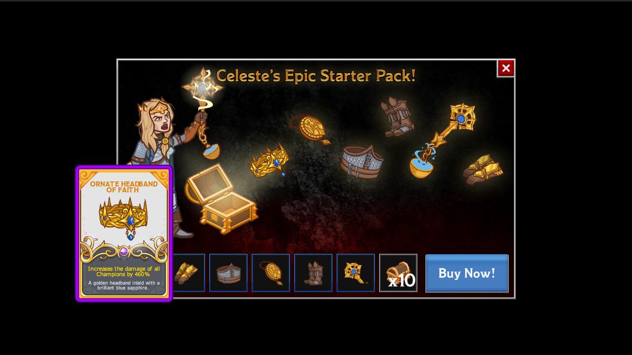 Idle Champions of the Forgotten Realms - Celeste's Starter Pack DLC Steam CD Key 0.43$