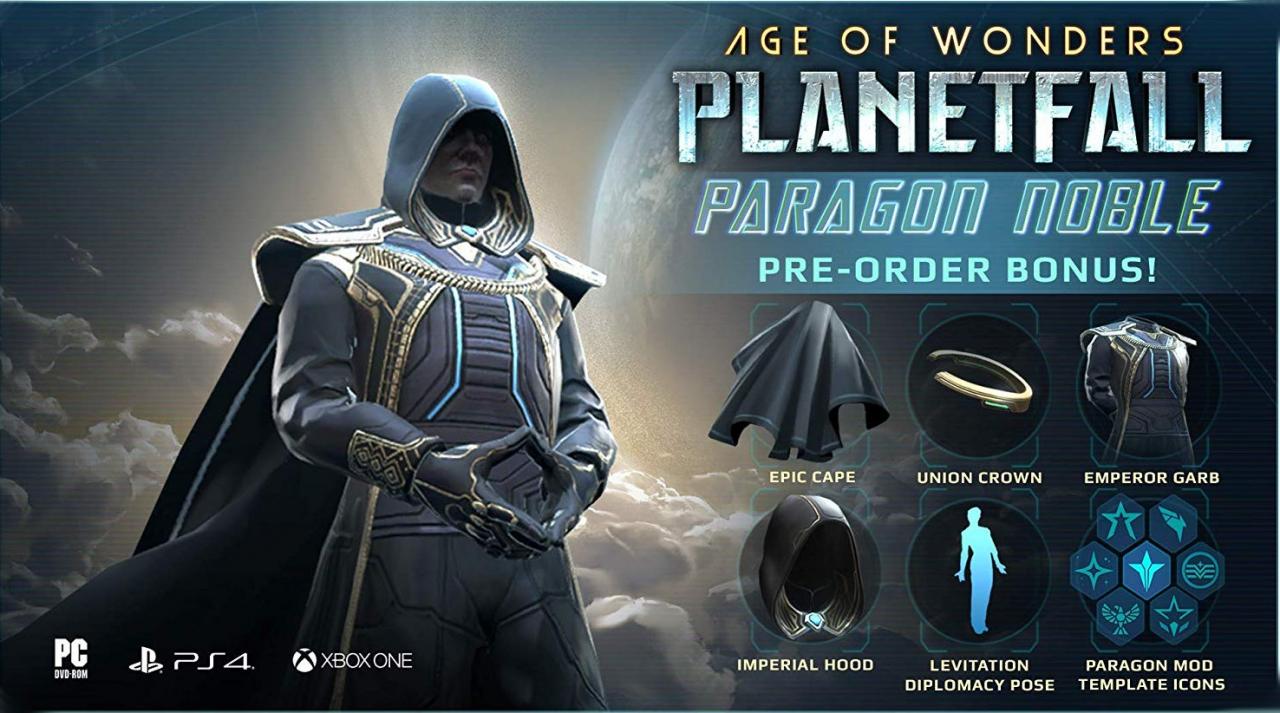 Age of Wonders: Planetfall - Paragon Set DLC Steam CD Key 11.28$