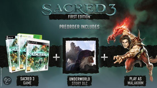 Sacred 3 First Edition EN/DE/FR/ES Steam CD Key 5.64$