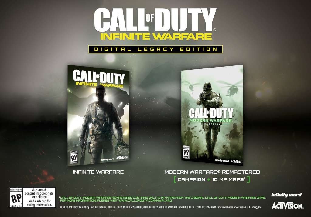 Call of Duty: Infinite Warfare Legacy Edition NA Steam CD Key 68.2$