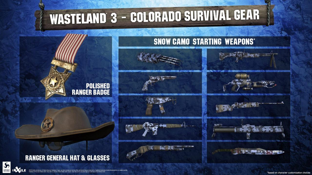 Wasteland 3 - Colorado Survival Gear DLC Steam CD Key 1.63$