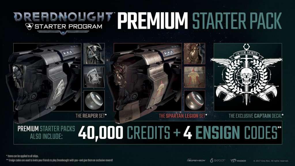 Dreadnought - Premium Starter Pack DLC Activation CD Key 0.72$
