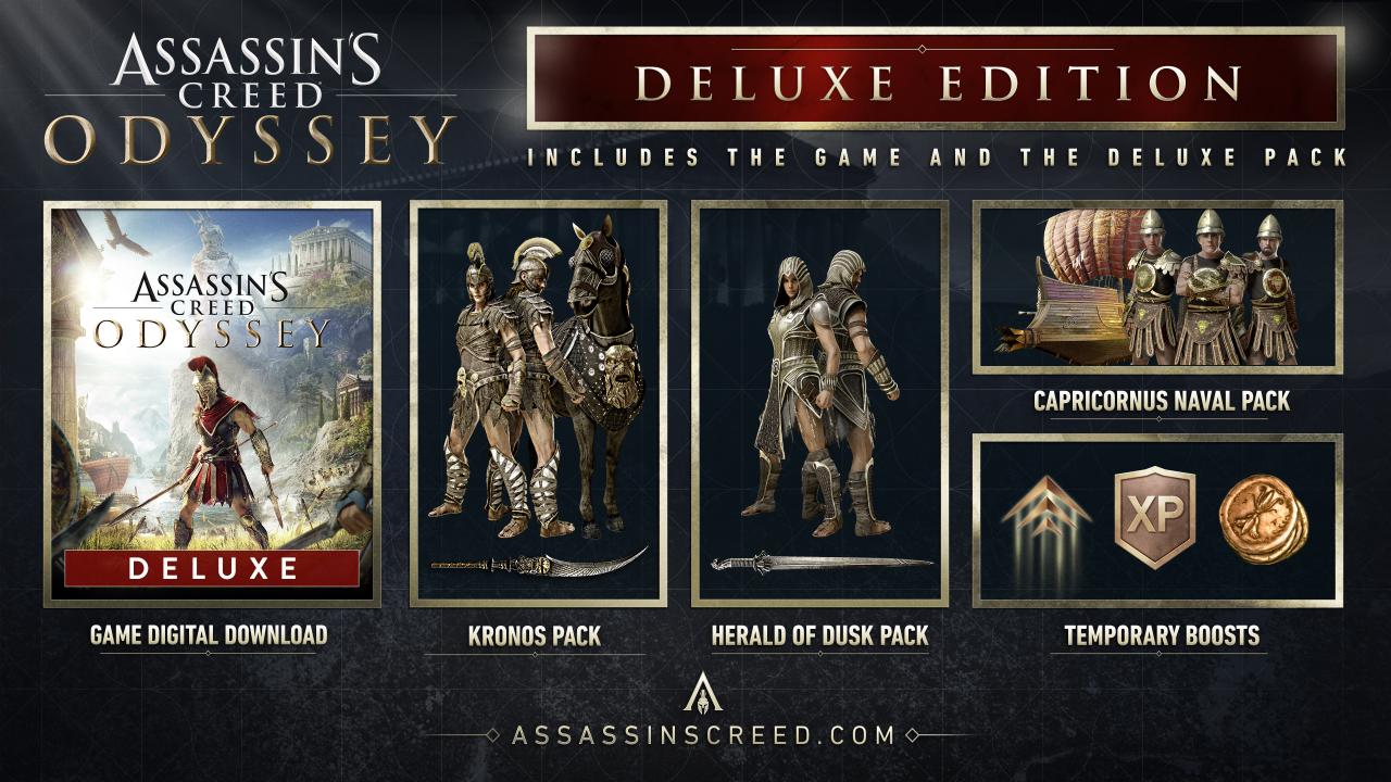 Assassin's Creed Odyssey Deluxe Edition US XBOX One CD Key 17.07$