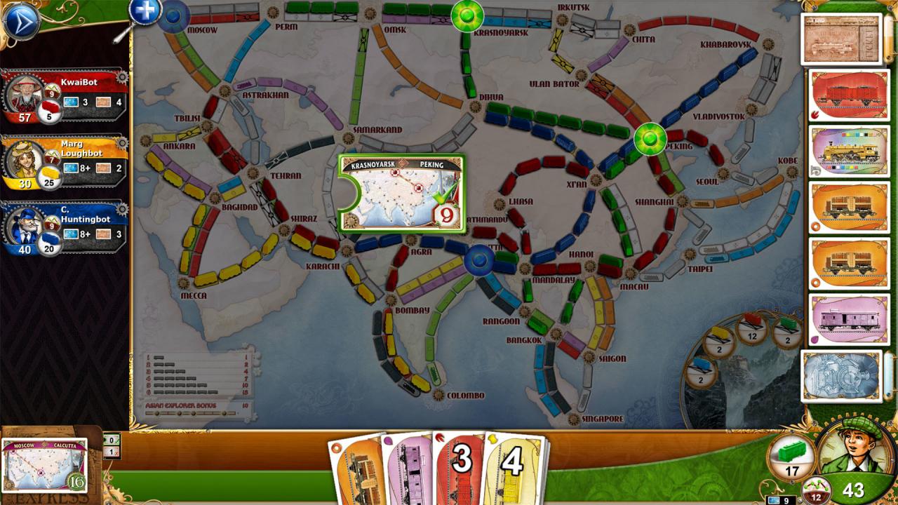 Ticket to Ride - Legendary Asia DLC EU Steam CD Key 4.86$