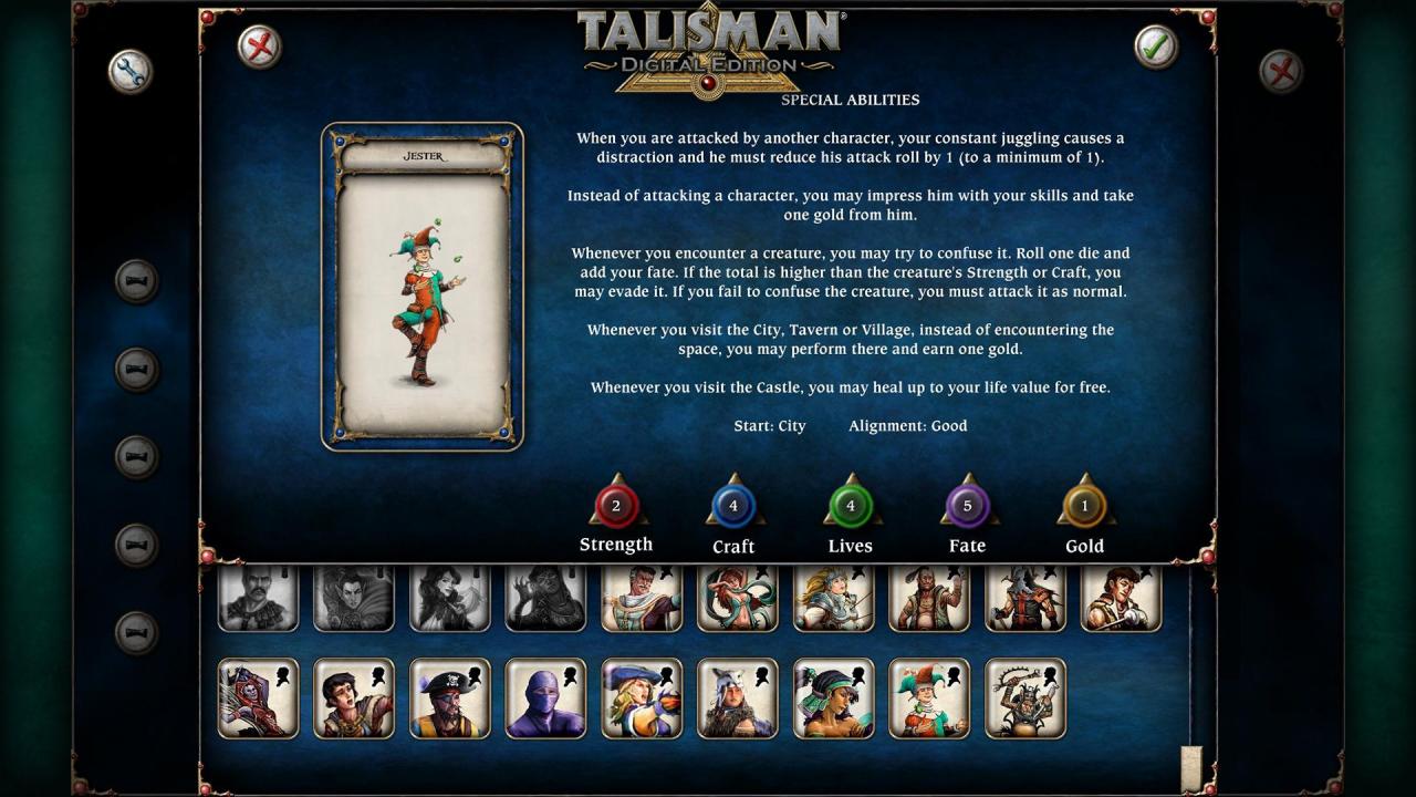 Talisman - Character Pack #12 - Jester DLC Steam CD Key 0.86$
