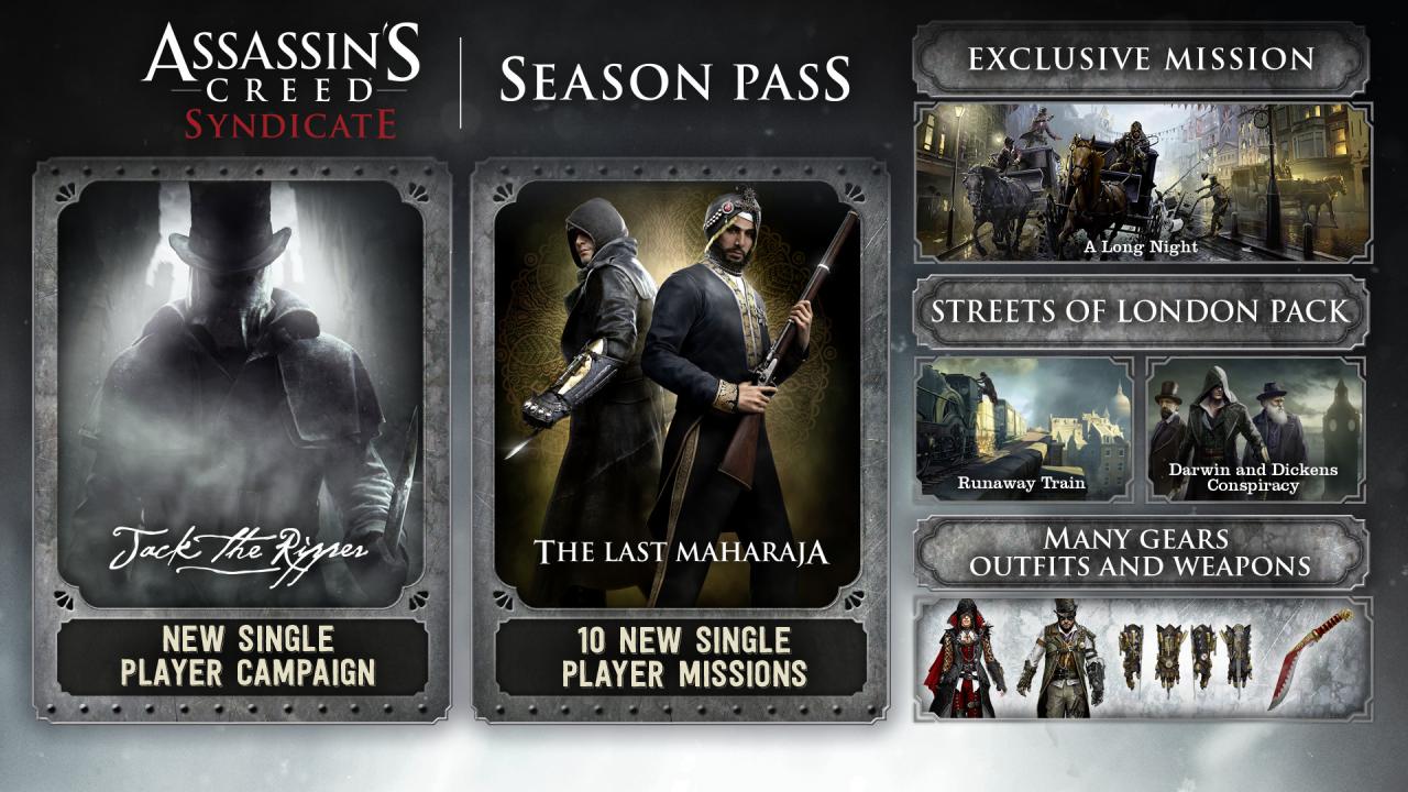 Assassin's Creed Syndicate - Season Pass Ubisoft Connect CD Key 7.9$