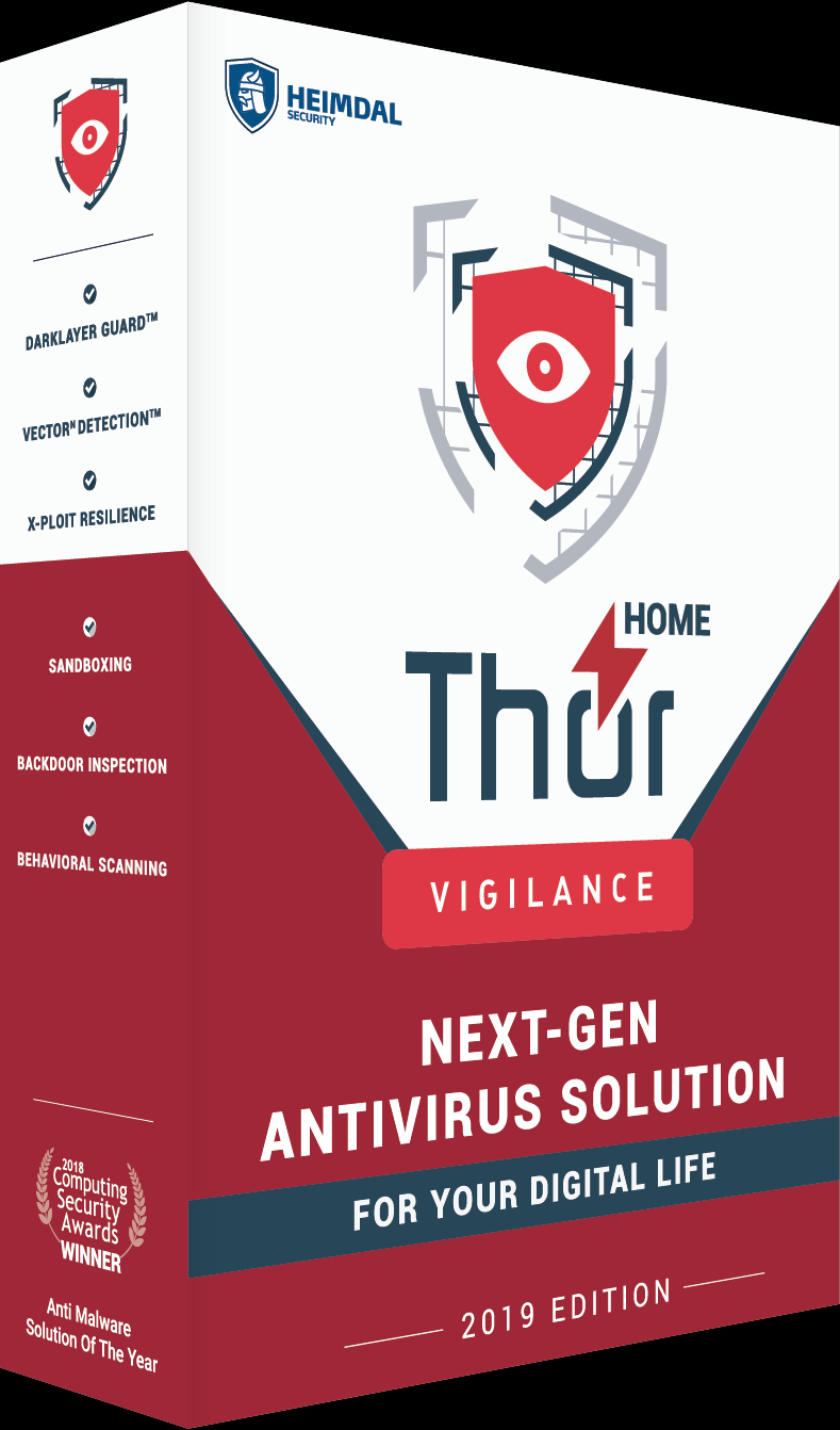 THOR Vigilance Home - Antivirus (1 year / 3 PCs) 18.36$