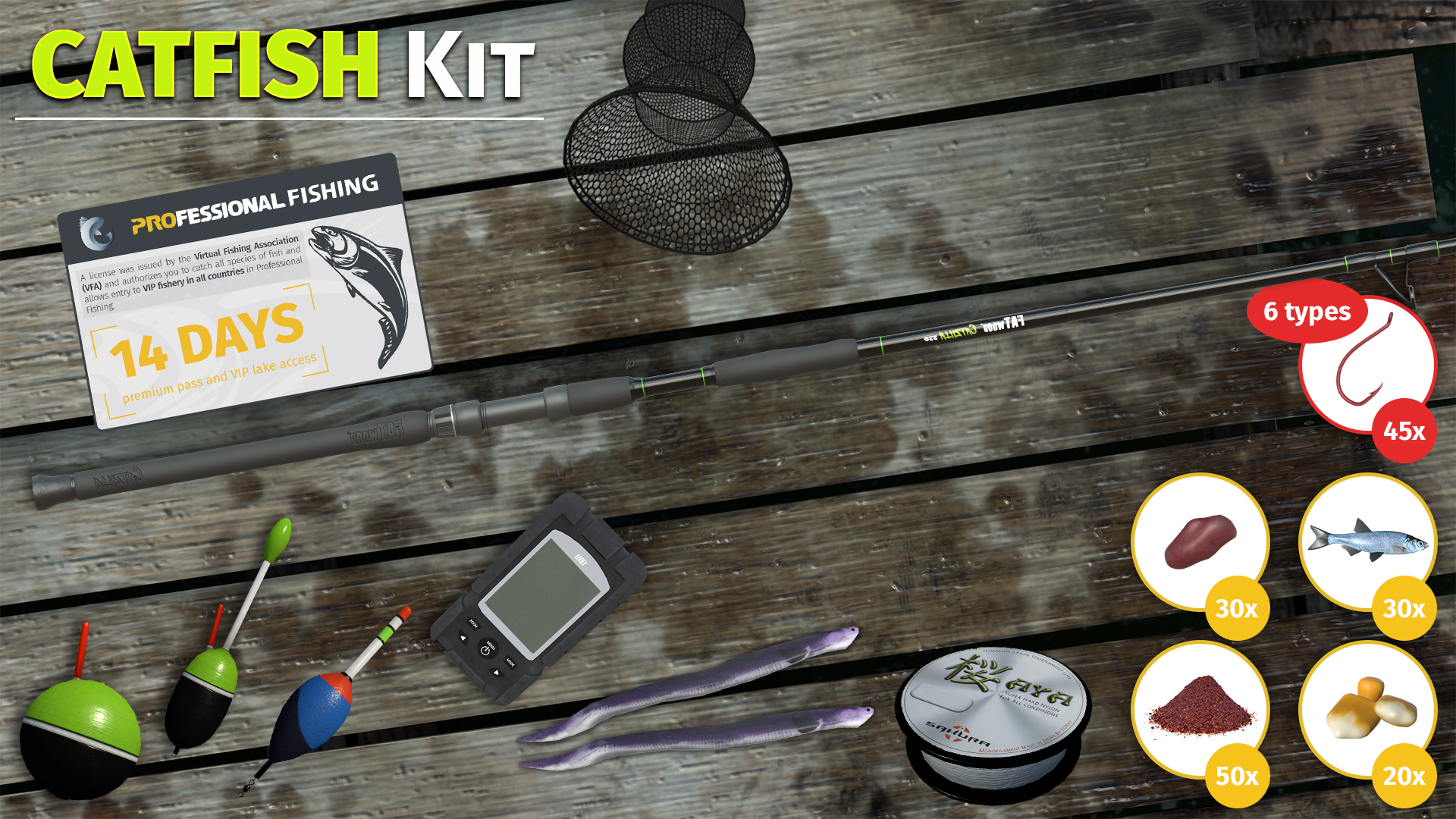Professional Fishing - Catfish Kit DLC Steam CD Key 1.24$