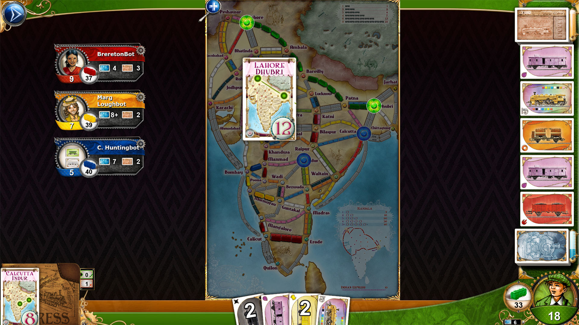 Ticket to Ride - India DLC Steam CD Key 4$