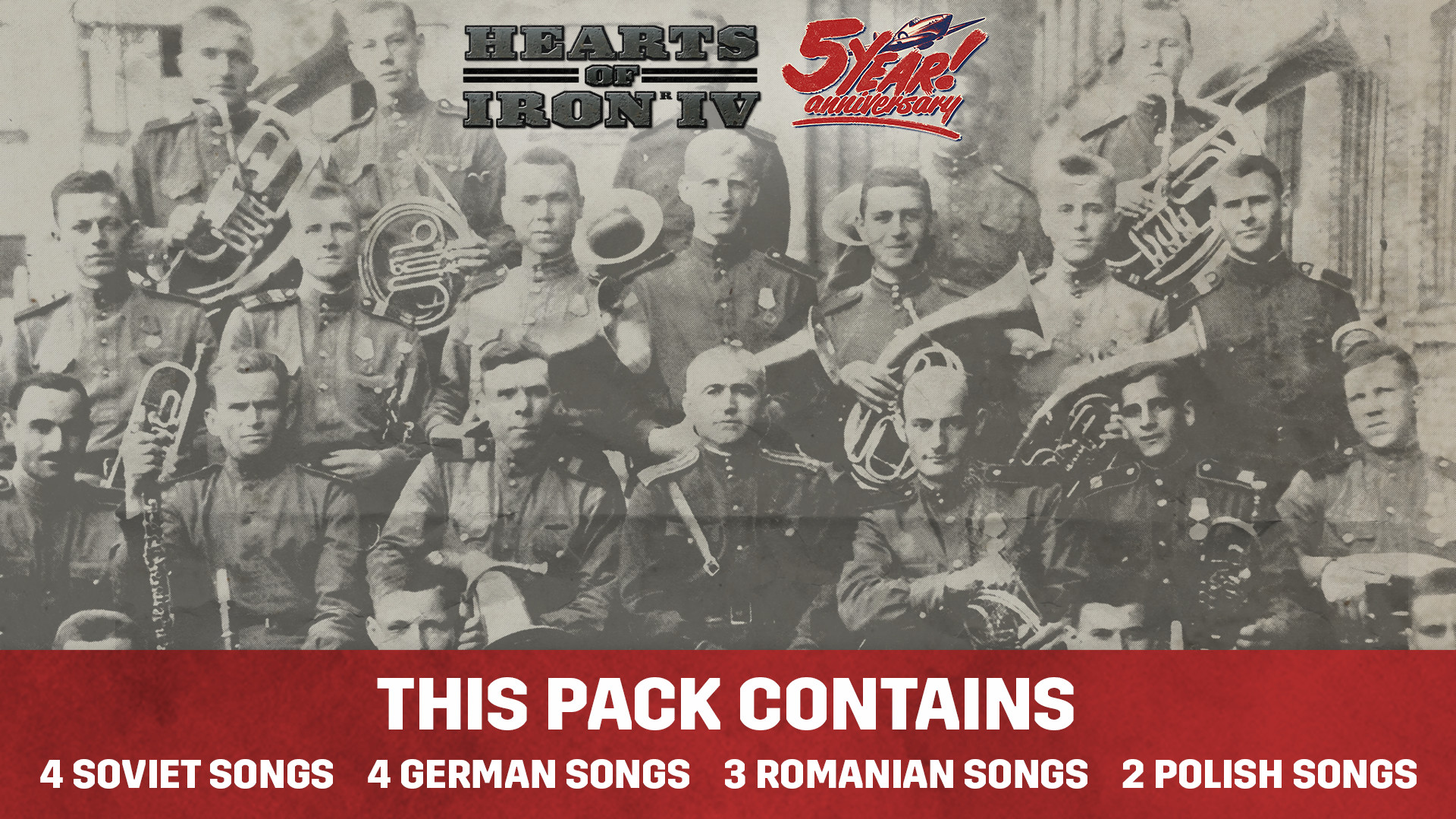 Hearts of Iron IV - Eastern Front Music Pack DLC Steam CD Key 3.15$