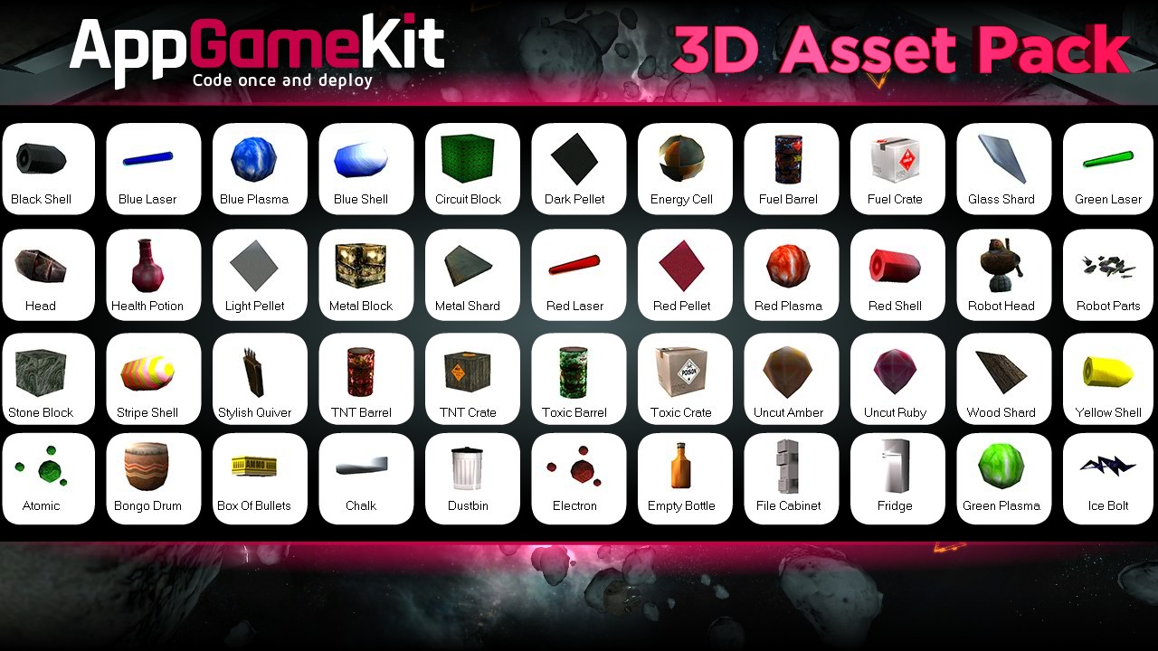 AppGameKit - 3D Asset Pack DLC Steam CD Key 1.64$
