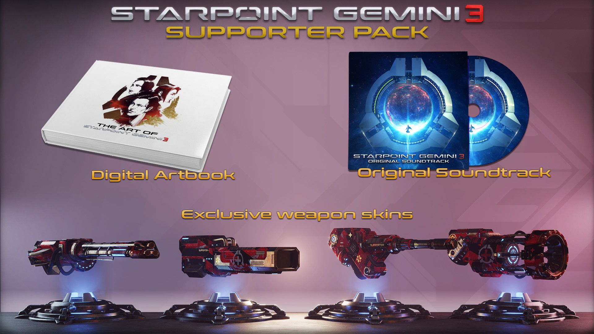 Starpoint Gemini 3 - Supporter Pack DLC Steam CD Key 0.89$