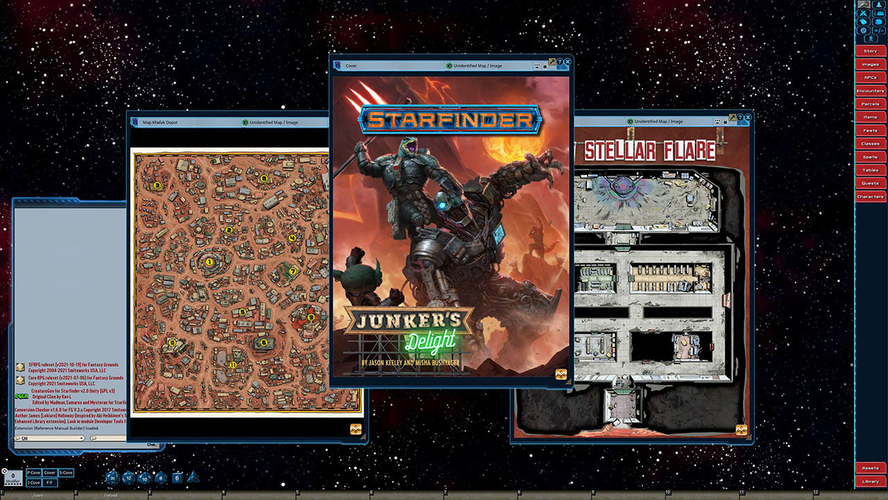 Fantasy Grounds - Starfinder RPG - Junker's Delight Steam CD Key 2.41$