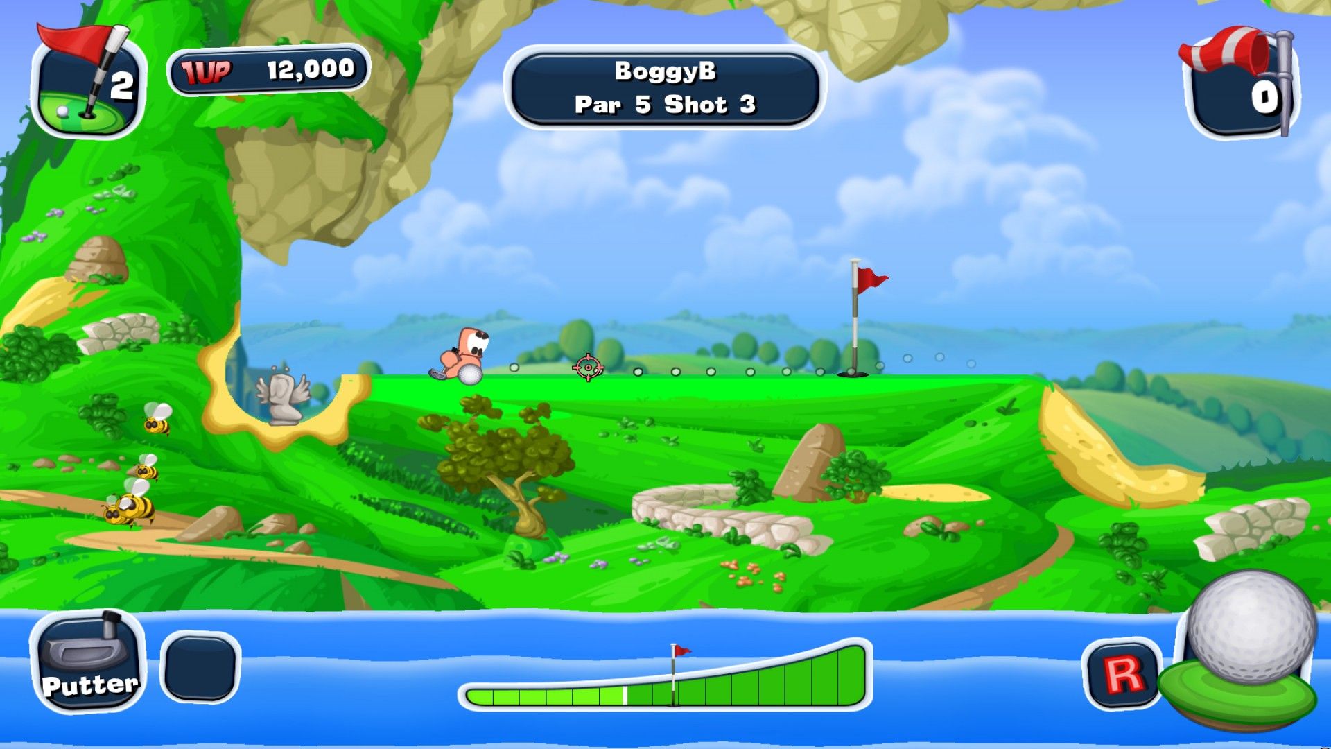 Worms Crazy Golf + Carnival Course DLC Bundle Steam CD Key 1.67$