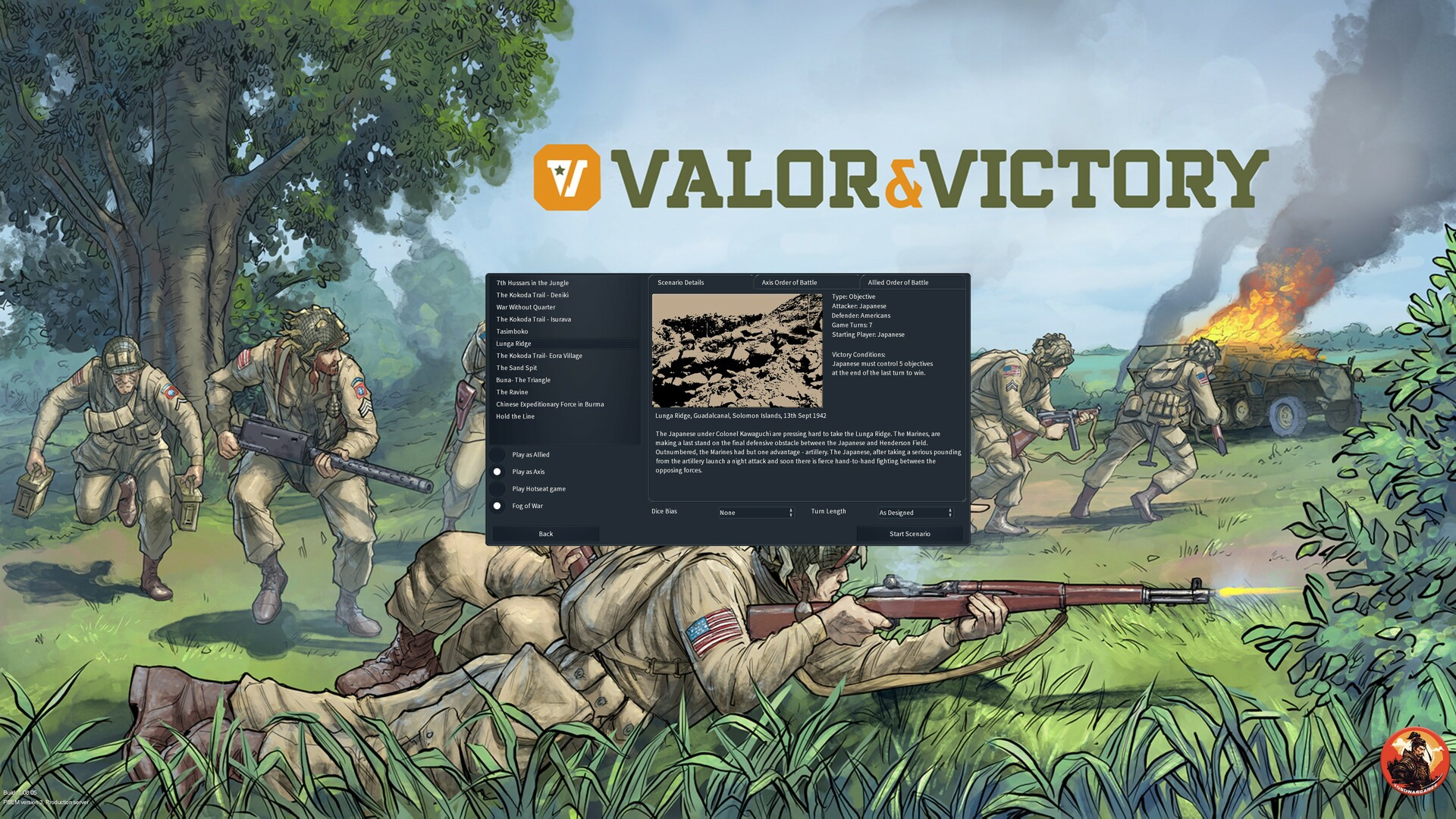Valor & Victory - Pacific DLC Steam CD Key 10.14$