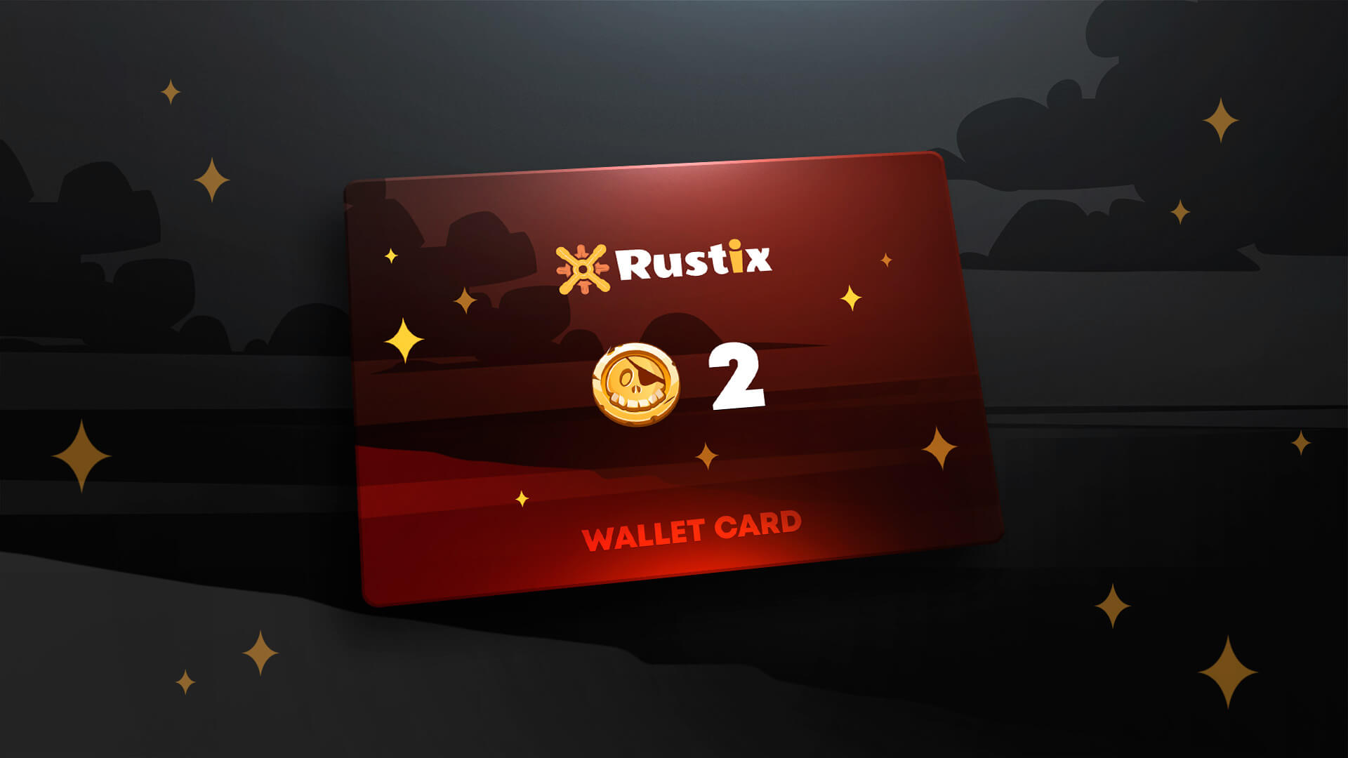 Rustix.io 2 USD Wallet Card Code 2.26$