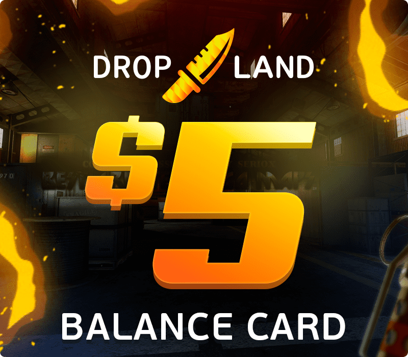 Dropland.net 5 USD Wallet Card Key 6.03$