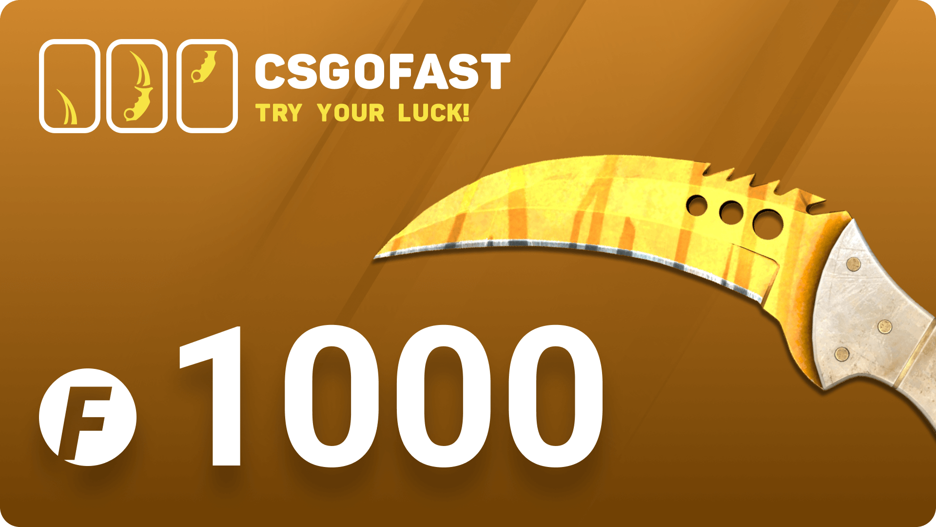 CSGOFAST 1000 Fast Coins Gift Card 695.26$