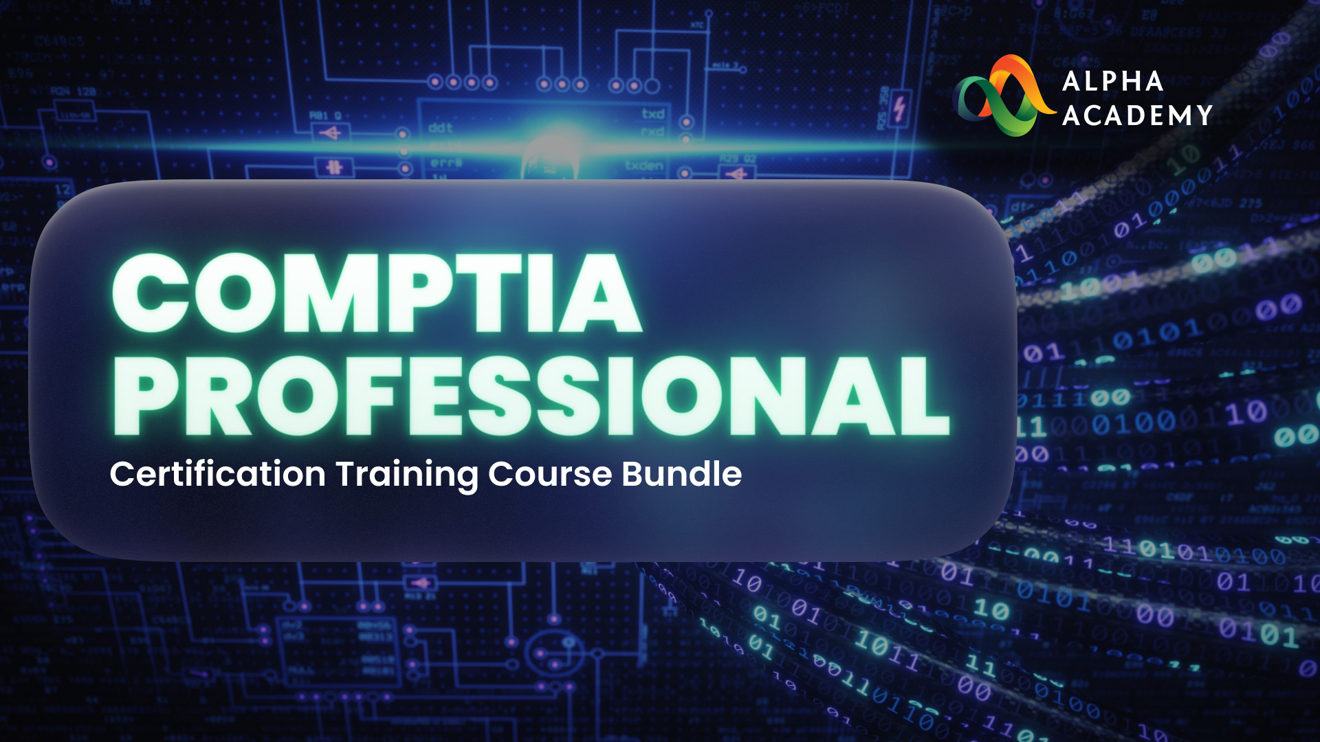 CompTIA Professional Certification Training Course Bundle Alpha Academy Code 9.03$