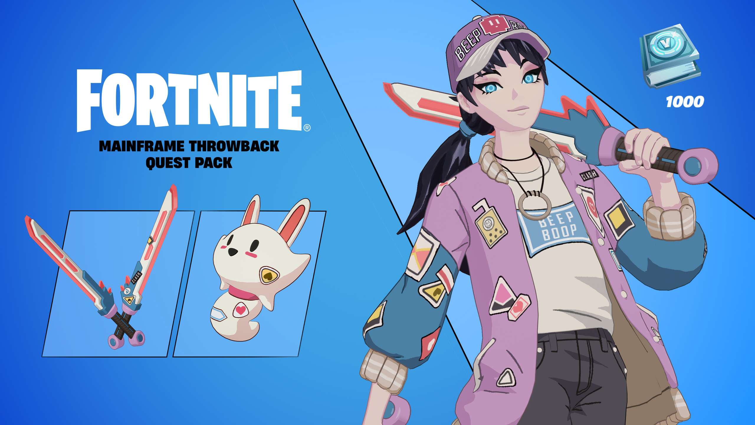 Fortnite - Mainframe Throwback Quest Pack DLC TR XBOX One / Xbox Series X|S CD Key 18.07$