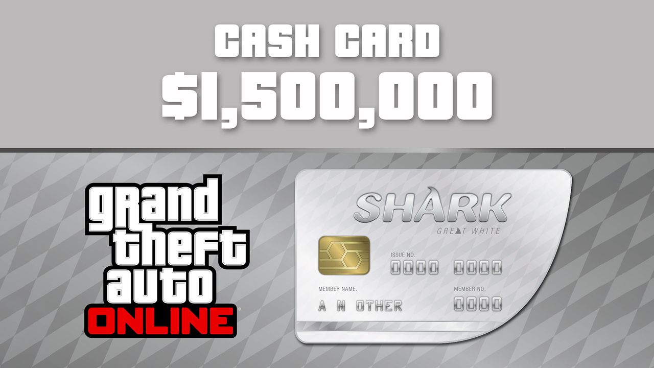 Grand Theft Auto Online - $1,500,000 Great White Shark Cash Card PC Activation Code 10.15$