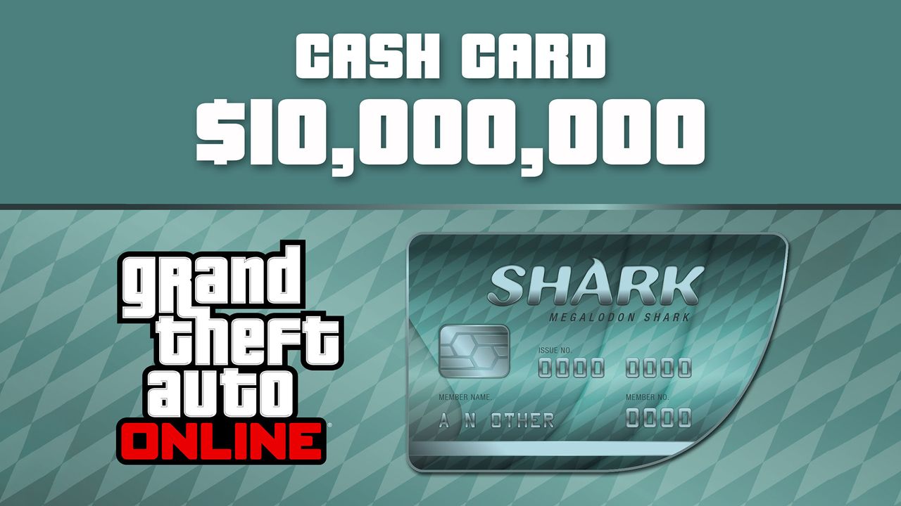 Grand Theft Auto Online - $10,000,000 Megalodon Shark Cash Card PC Activation Code EU 25.07$