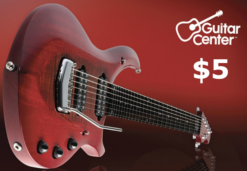 Guitar Center $5 Gift Card US 3.67$