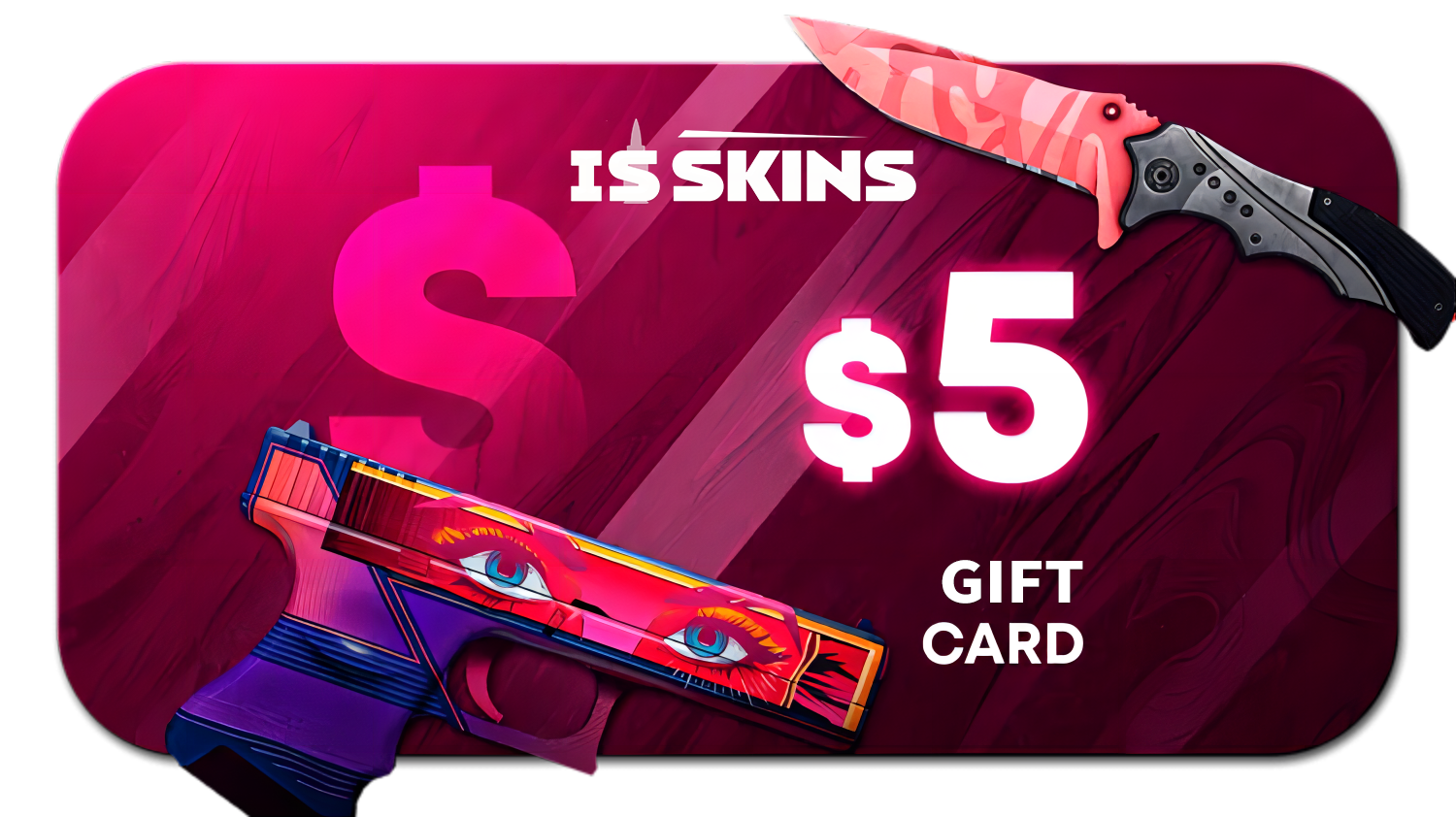 ISSKINS $5 Gift Card 5.29$