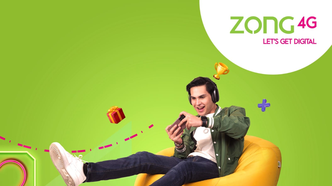Zong 100 PKR Mobile Top-up PK 0.99$