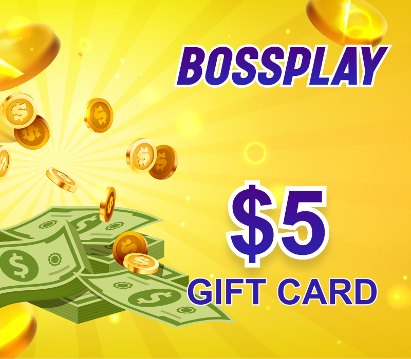 BossPlay 5 Credits Gift Card 6.23$