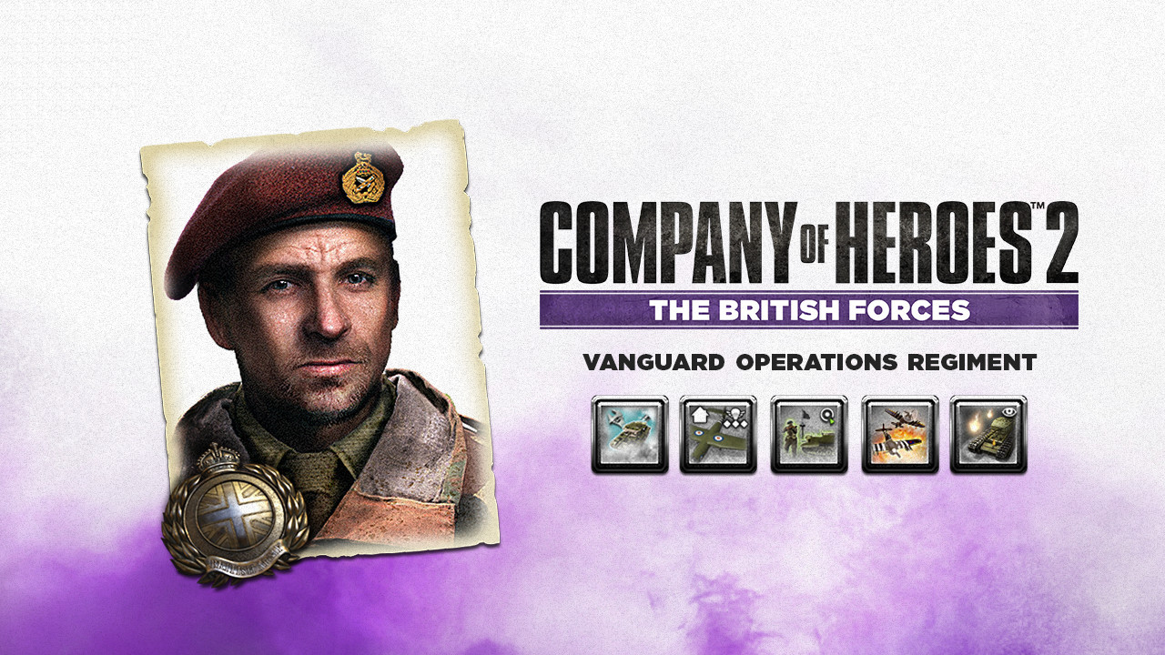 Company of Heroes 2 - British Commander: Vanguard Operations Regiment DLC Steam CD Key 0.78$