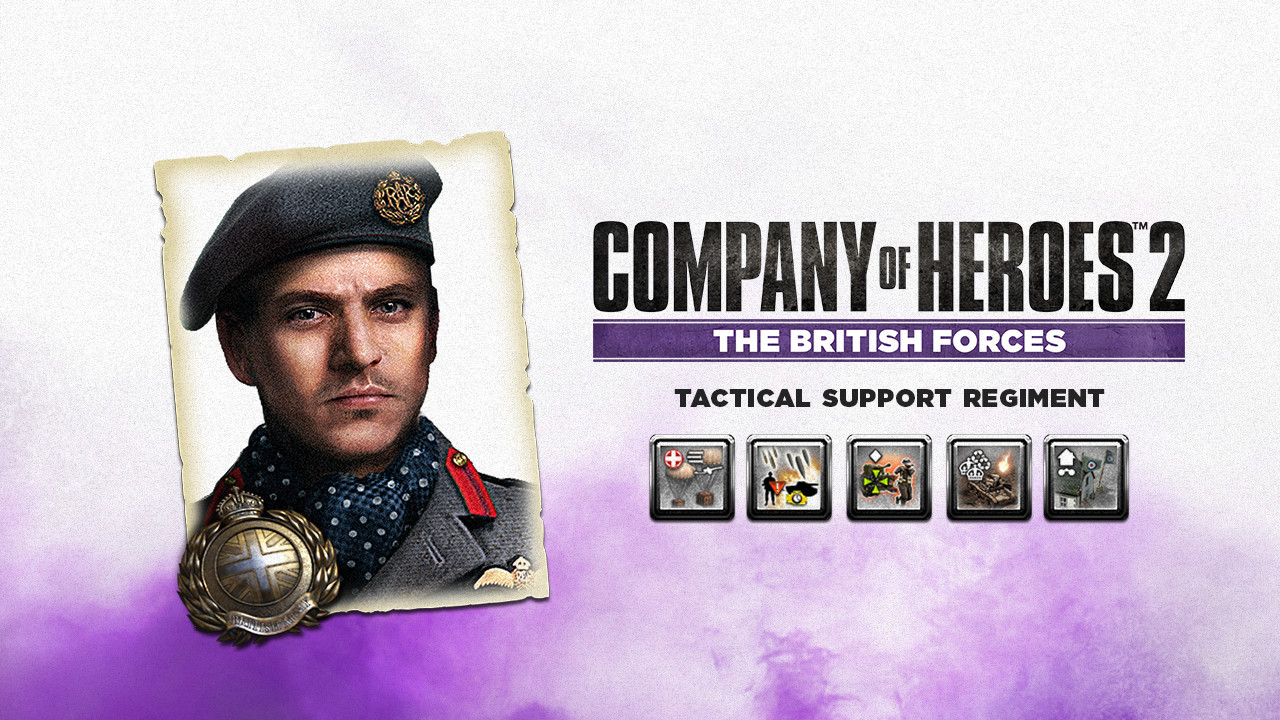 Company of Heroes 2 - British Commander: Tactical Support Regiment DLC Steam CD Key 0.78$
