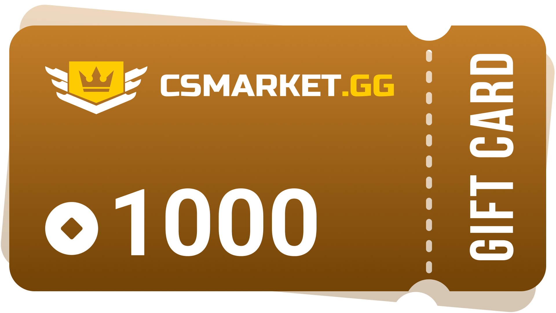 CSMARKET.GG 1000 Gems Gift Card 669.33$