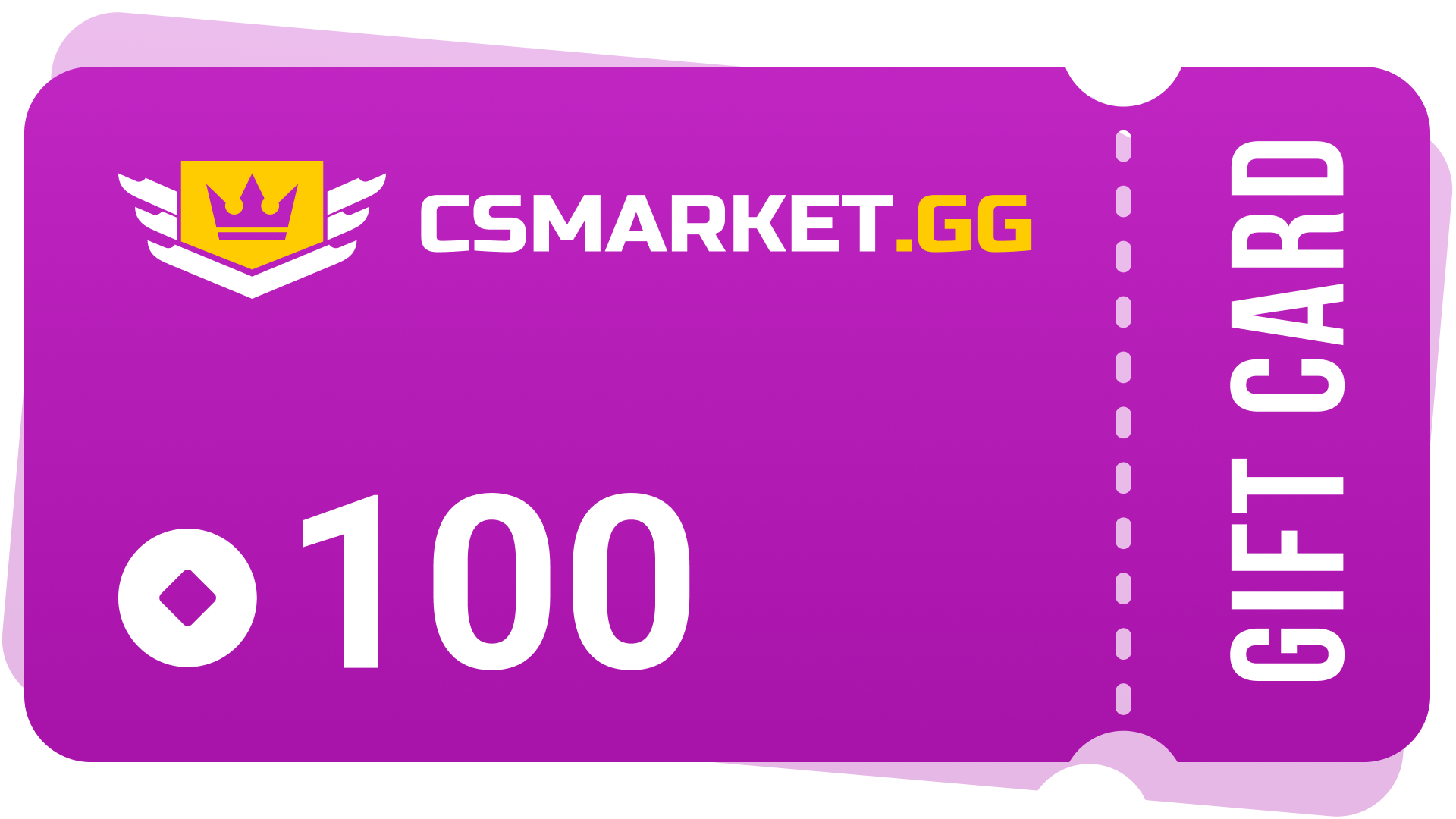 CSMARKET.GG 100 Gems Gift Card 68.32$