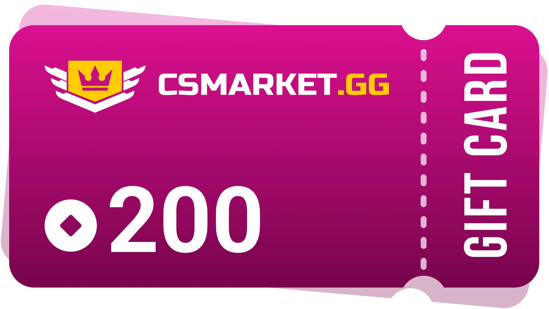 CSMARKET.GG 200 Gems Gift Card 136.28$