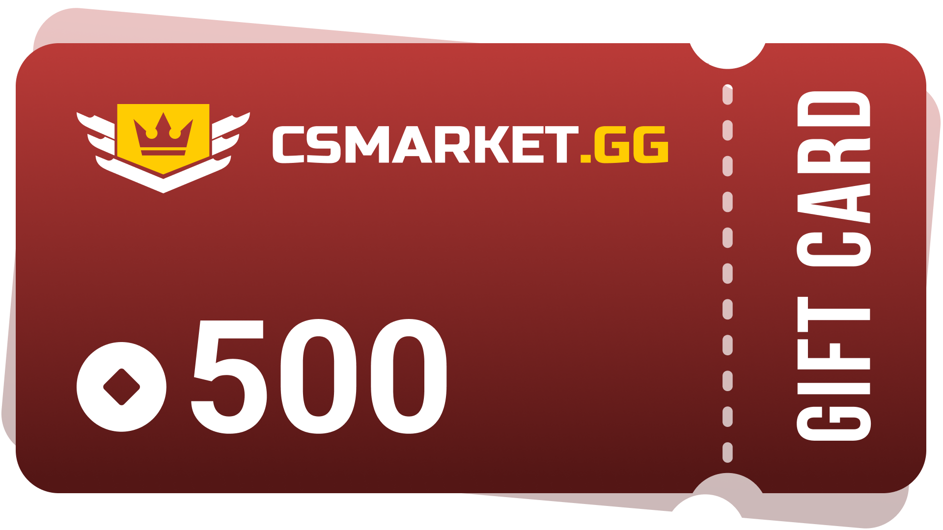 CSMARKET.GG 500 Gems Gift Card 339.96$