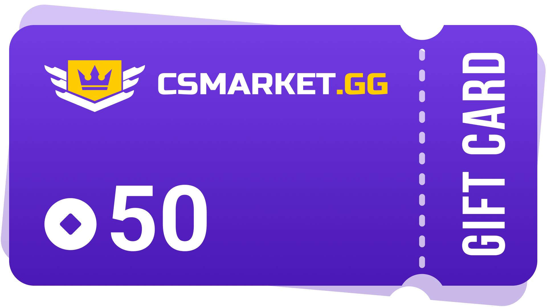 CSMARKET.GG 50 Gems Gift Card 34.22$