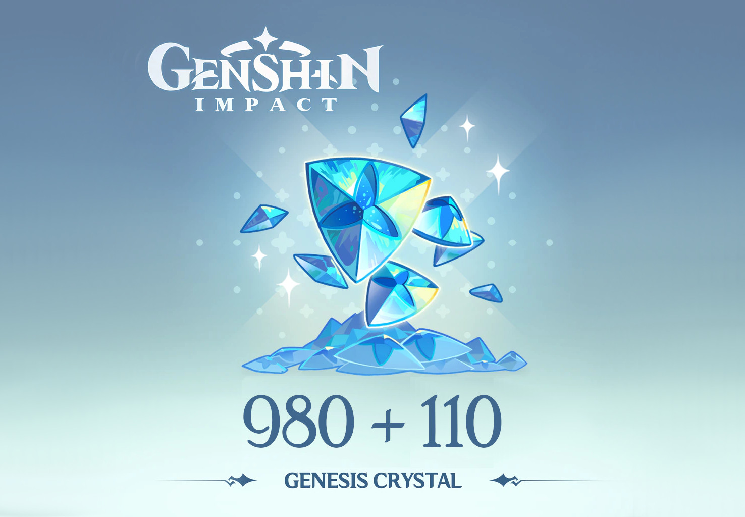 Genshin Impact - 980 + 110 Genesis Crystals Reidos Voucher 17.23$