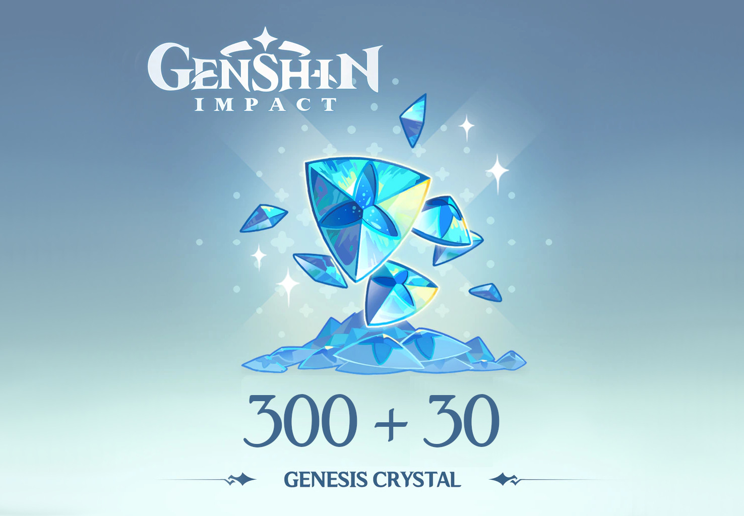 Genshin Impact - 300 + 30 Genesis Crystals Reidos Voucher 5.37$
