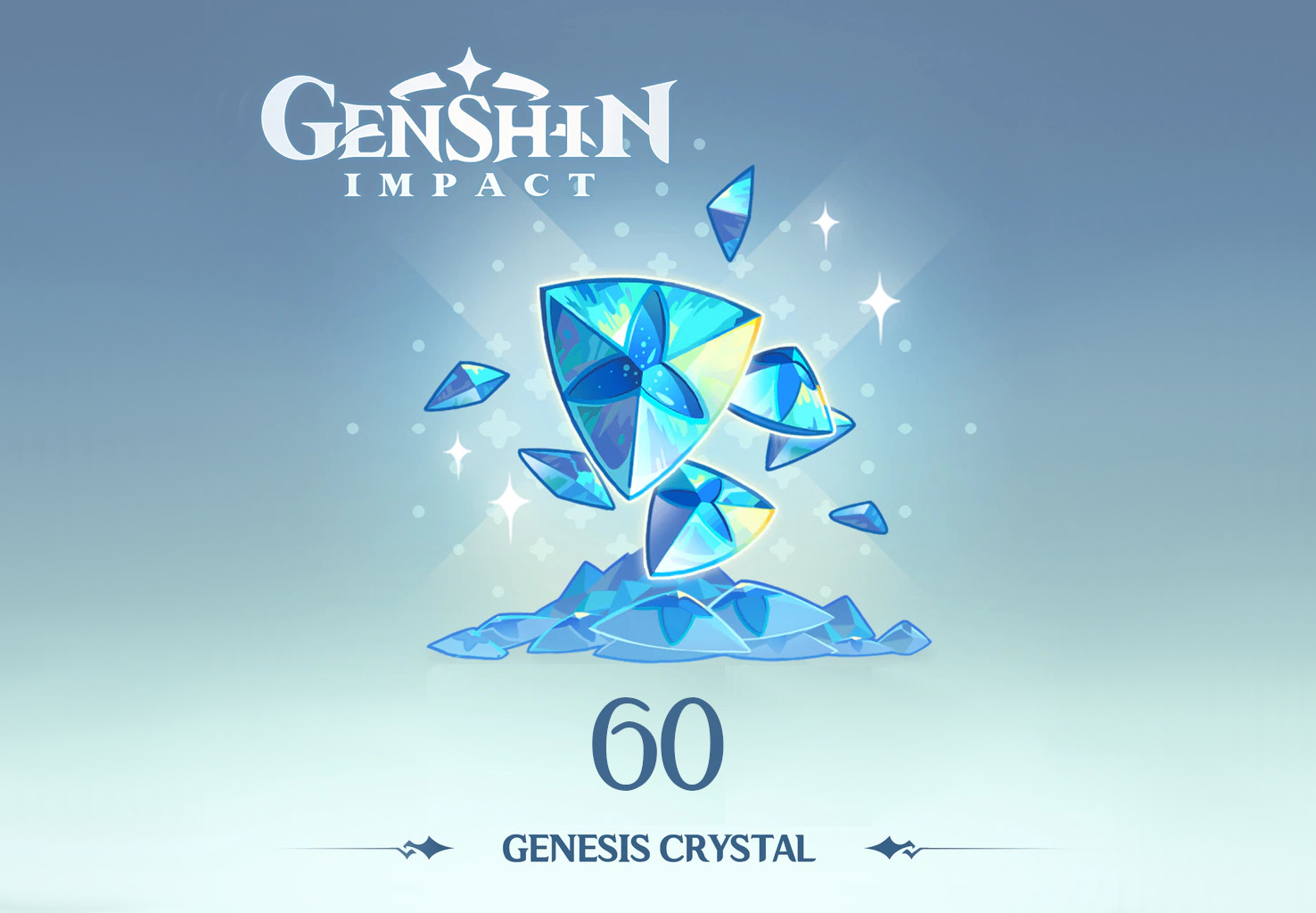 Genshin Impact - 60 Genesis Crystals Reidos Voucher 1.32$
