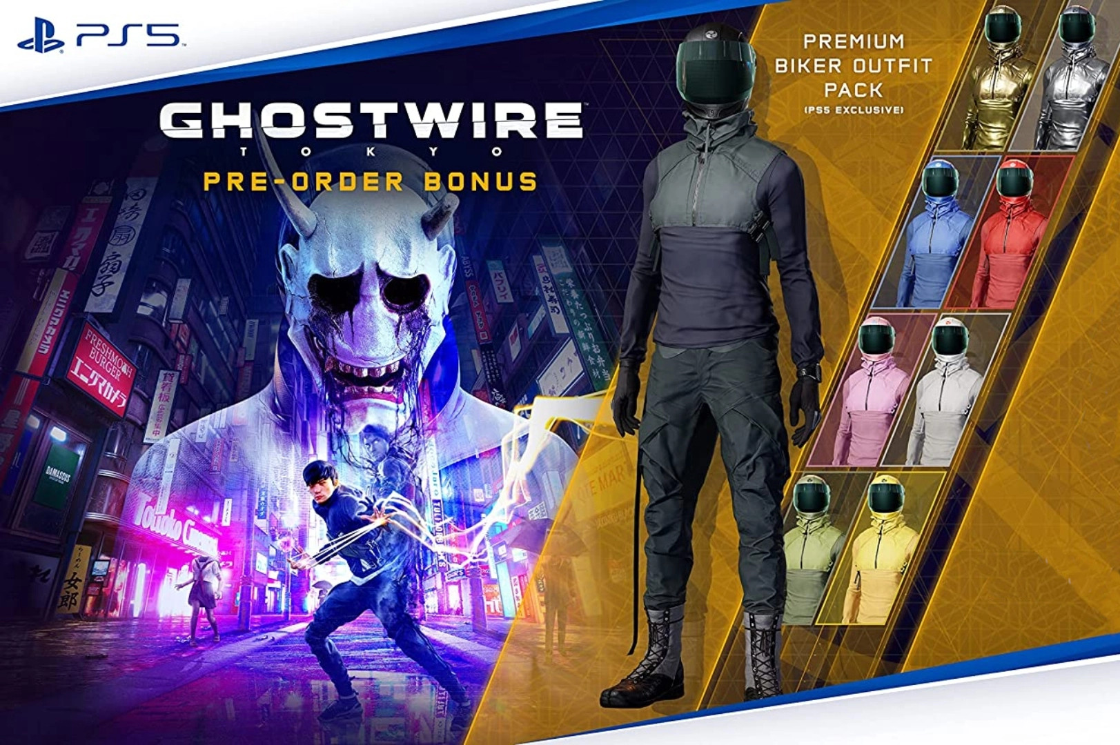GhostWire: Tokyo - Premium Biker Outfit Pack DLC EU PS5 CD Key 4.51$