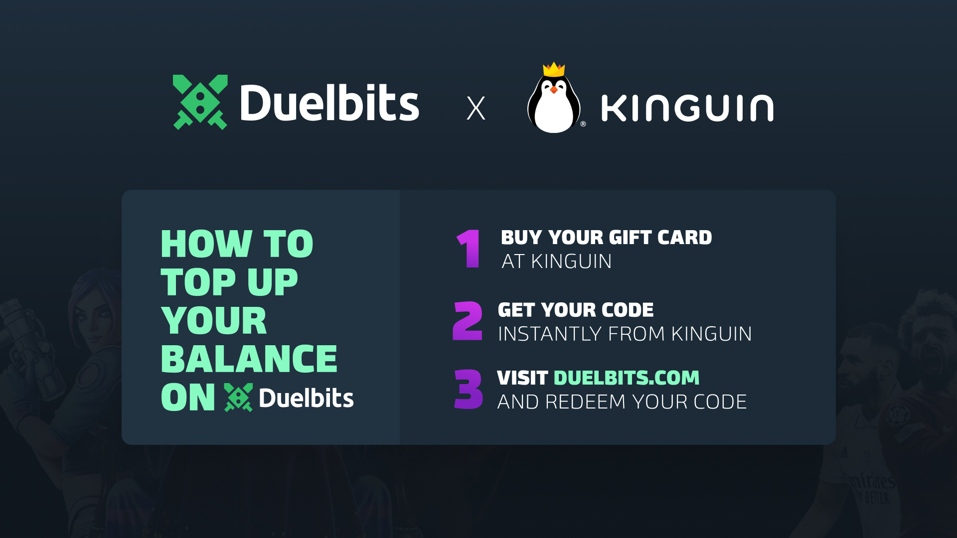 DuelBits $5 Gift Card 6.27$