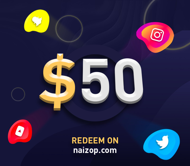 Naizop 50 USD Gift Card 66.09$