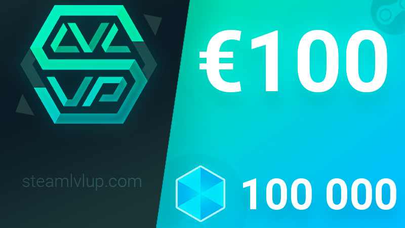 SteamlvlUP €100 Gift Code 97.8$