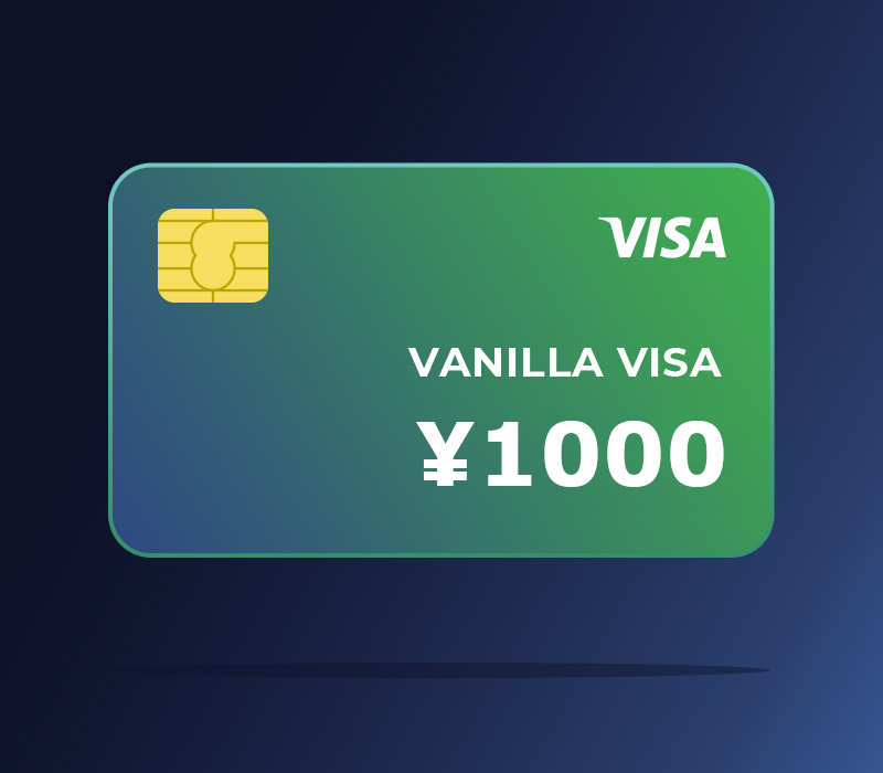 Vanilla VISA ¥1000 JP 8.4$