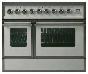 Photo Kitchen Stove ILVE QDC-90VW-MP Antique white, review