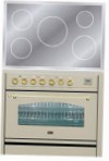 ILVE PNI-90-MP Antique white Estufa de la cocina tipo de hornoeléctrico revisión éxito de ventas